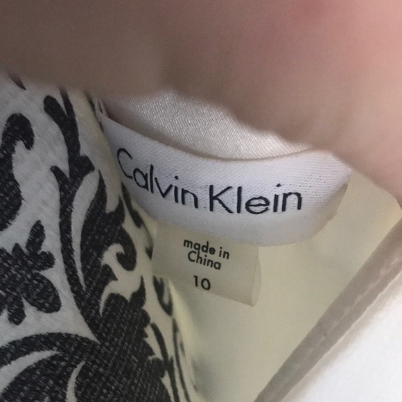 Calvin Klein Dresses Black And White Dress Poshmark